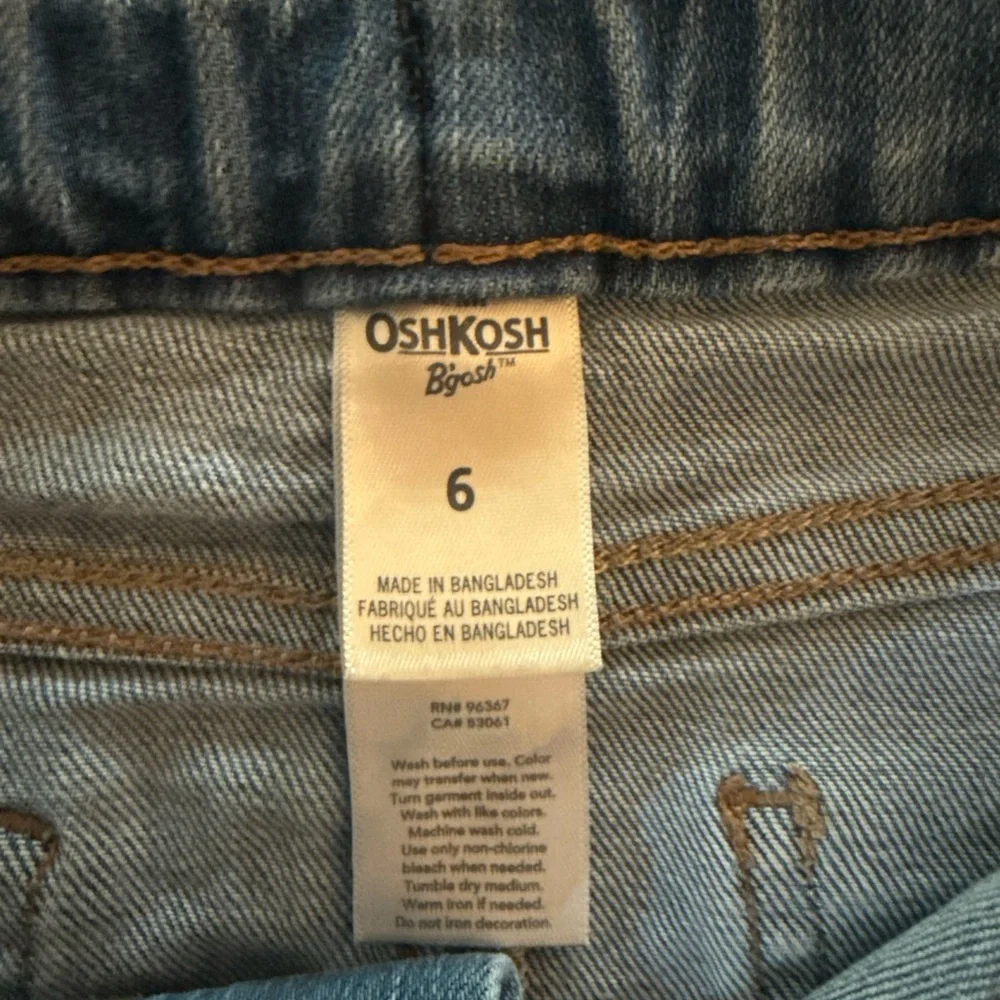 Oshkosh Girls 6 Button Fly Jean Skirt